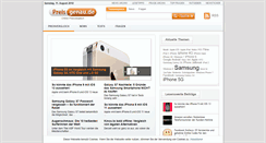 Desktop Screenshot of news.preisgenau.de